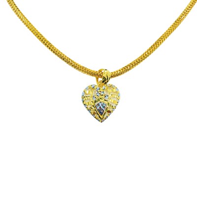 Loket Love Emas dan Chrome 916/22K