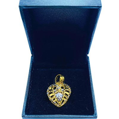 Loket Love Emas dan Chrome 916/22K