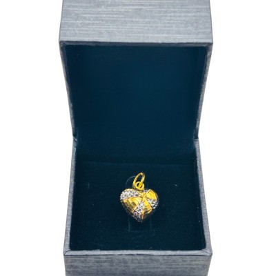 Loket Love Emas dan Chrome 916/22K