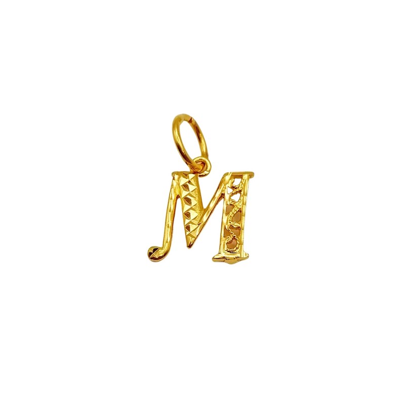 HURUF M gold 