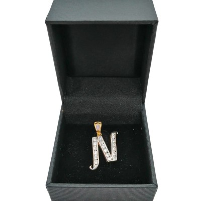 HURUF N PERMATA 585 pendant
