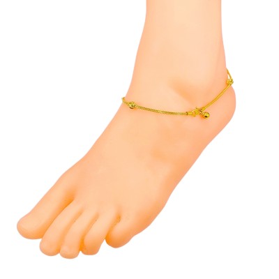 Rantai Kaki Belut Boba Emas 916/22K
