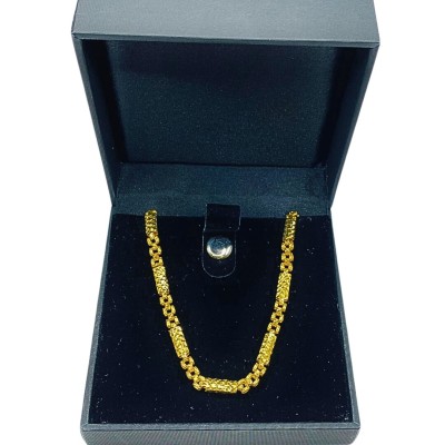 Rantai Leher Rolex Buluh Emas 916/22K