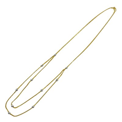 CHOKER BOBA 2 LAYER chrome