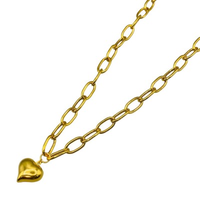 CHOKER PAPERCLIP LOVE necklace