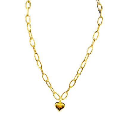CHOKER PAPERCLIP LOVE necklace