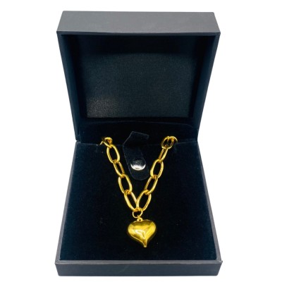 CHOKER PAPERCLIP LOVE necklace