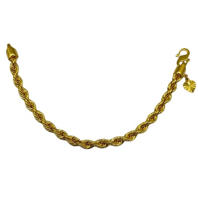 Rantai Tangan Pintal Emas 916/22K