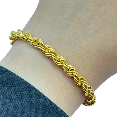 Rantai Tangan Pintal Emas 916/22K