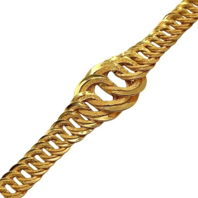 Rantai Tangan Coco King Perut Ular Emas 916/22K