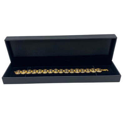 Rantai Tangan Kerawang Emas dan Chrome 916/22K