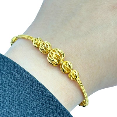 Rantai Tangan Belut Boba Emas 916/22K