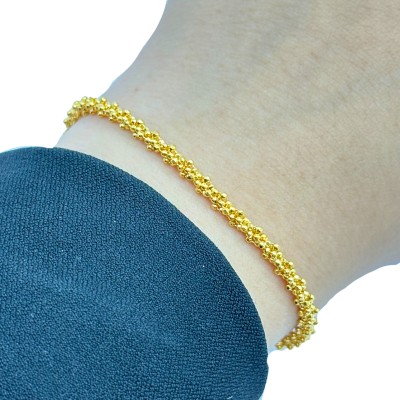 Rantai Tangan Jagung Emas 916/22K Rantai Tangan Jagung Emas 916/22K