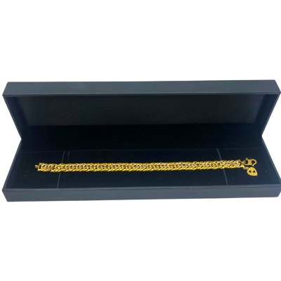 Rantai Tangan Lipan Kait 2 Emas dan Chrome 916/22K