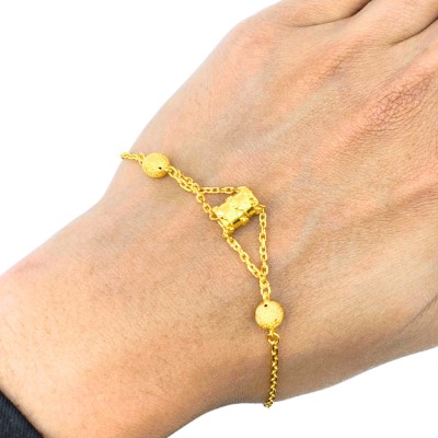Rantai Tangan Sauh Boba Emas 916/22K
