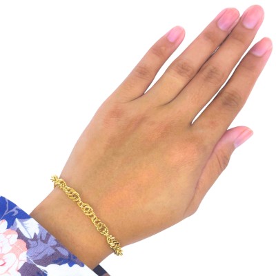 Rantai Tangan Gila-Gila Emas 916/22K