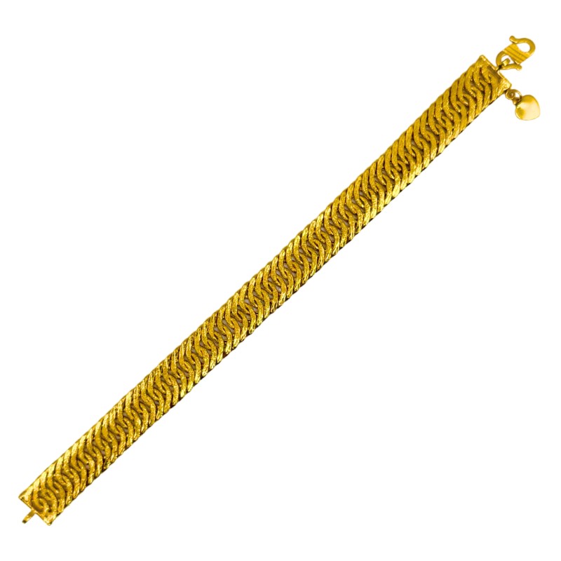 Rantai Tangan Lipan Kait 3 Emas 916/22K Rantai Tangan Lipan Kait 3 Emas 916/22K