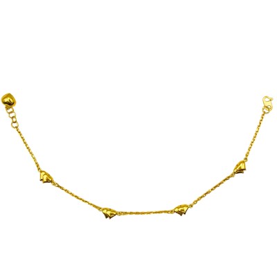 Rantai Tangan Sauh Love Emas 916/22K Rantai Tangan Sauh Love Emas 916/22K