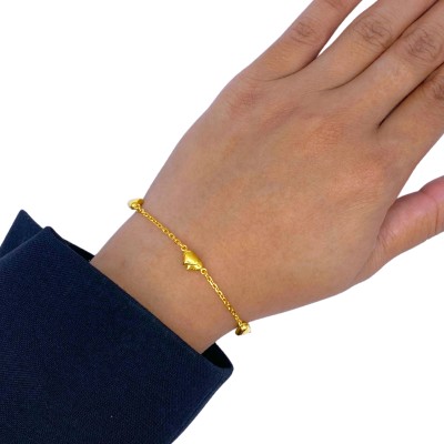 Rantai Tangan Sauh Love Emas 916/22K Rantai Tangan Sauh Love Emas 916/22K