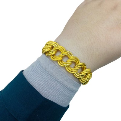 Rantai Tangan Coco Kait 3 Emas 916/22K