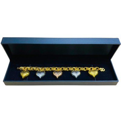 Rantai Tangan Kendi Love Emas, Chrome dan Rose Gold 916/22K Rantai Tangan Kendi Love Emas, Chrome dan Rose Gold 916/22K