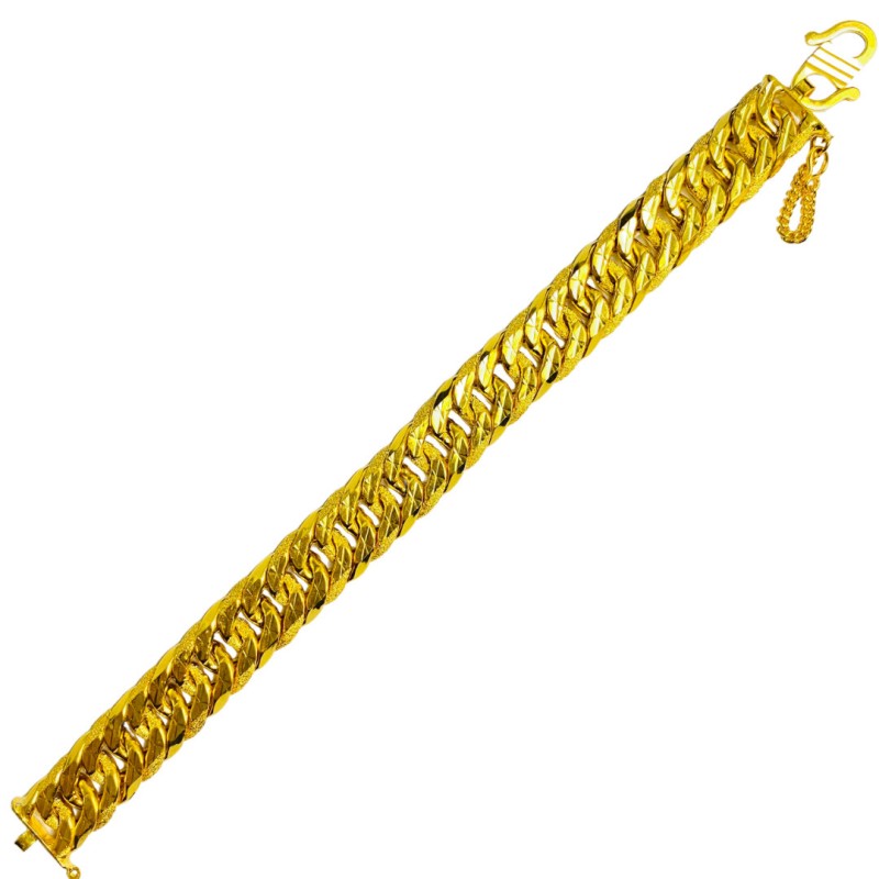 Rantai Tangan Dunhill Kait 2 Emas 916/22K