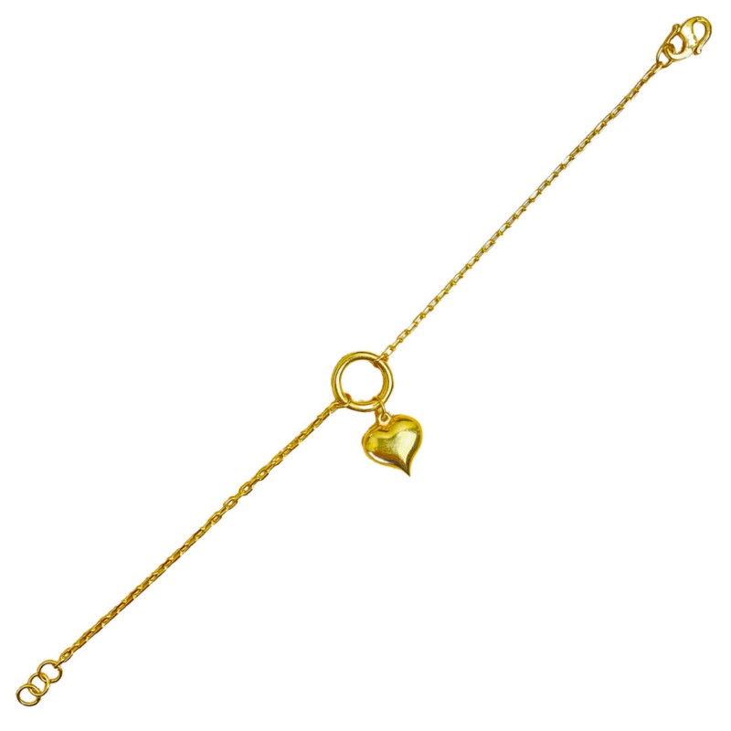 Rantai Tangan Sauh Love Emas 916/22K