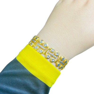 Rantai Tangan STM Emas dan Chrome 916/22K