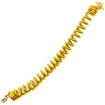 Rantai Tangan Getah Rambut Emas 916/22K