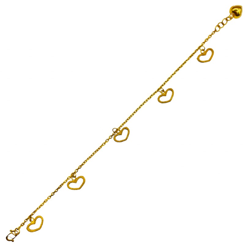 Rantai Tangan Sauh Love Gantung 916/22K