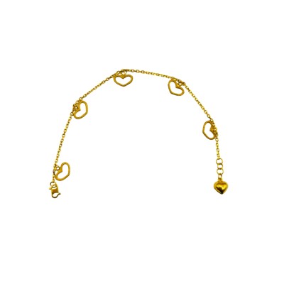 Rantai Tangan Sauh Love Gantung 916/22K