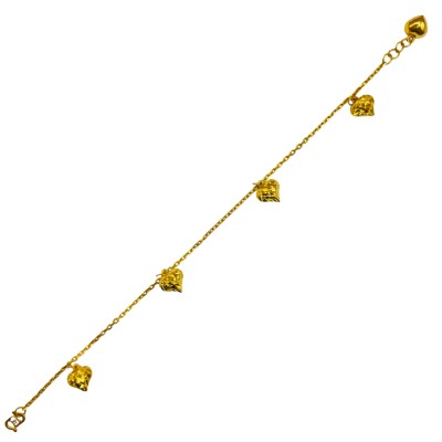 Rantai Tangan Sauh Love Gantung 916/22K