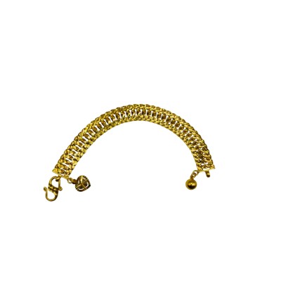 Rantai Tangan Lipan Kait 3 Kanak-Kanak Emas 916/22K