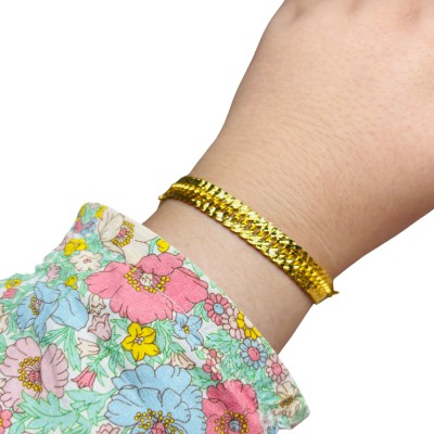 Rantai Tangan Lipan Kait 3 Kanak-Kanak Emas 916/22K