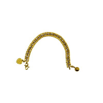 Rantai Tangan Lipan Kanak-Kanak Emas dan Chrome 916/22K