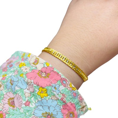 Rantai Tangan Lipan Kanak-Kanak Emas dan Chrome 916/22K