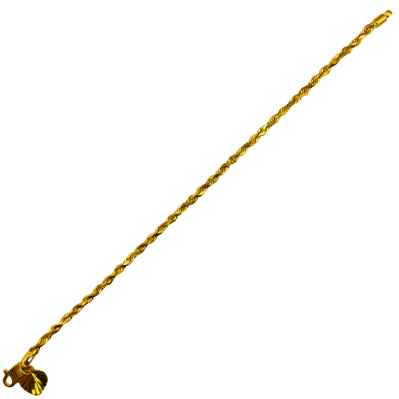 Rantai Tangan Pintal Emas 916/22K