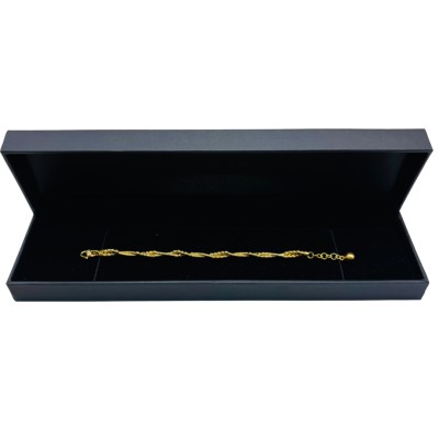 Rantai Tangan Boba Italy 2 Layer Emas 916/22K