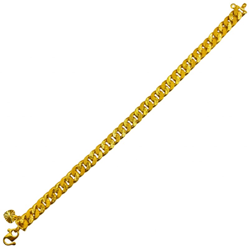 Rantai Tangan Tapak Gajah Emas 916/22K