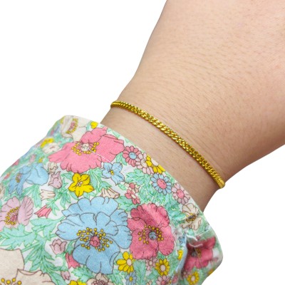 Rantai Tangan Benson Kanak-Kanak Emas 916/22K