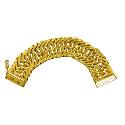 Rantai Tangan Lipan Kait 4 Emas 916/22K