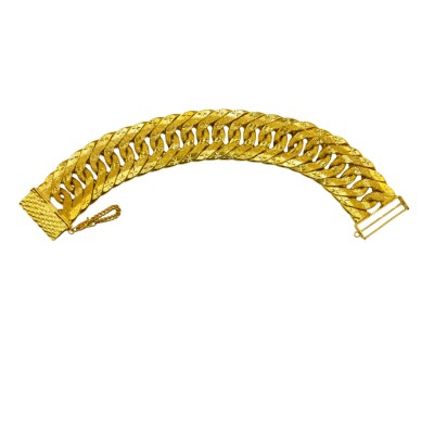 Rantai Tangan Lipan Kait 3 Emas 916/22K