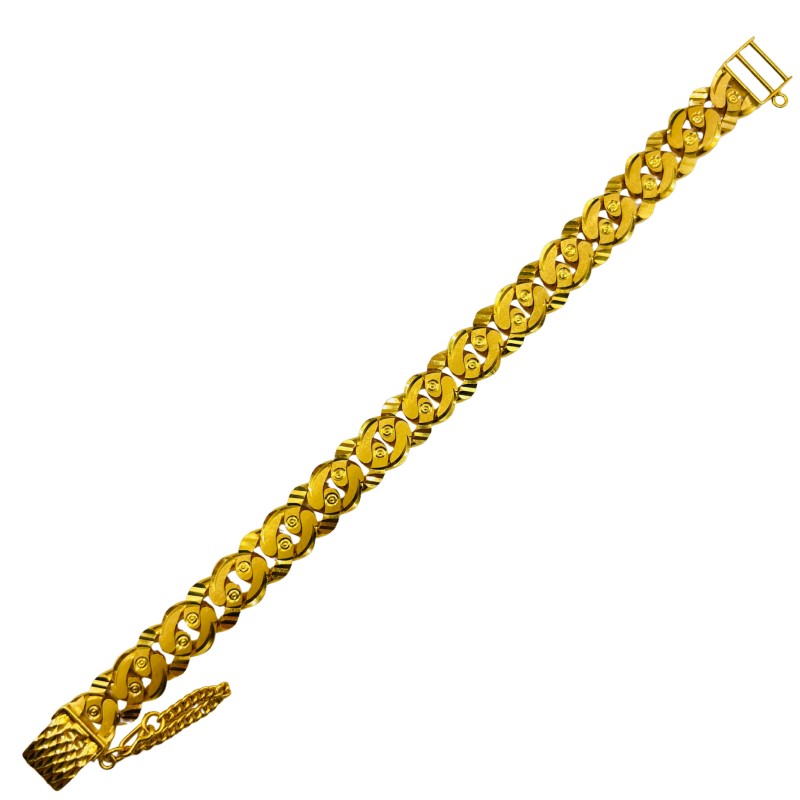 Rantai Tangan Putera Puteri Emas 916/22K