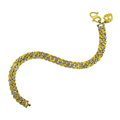 Rantai Tangan Benson Emas dan Chrome 916/22K