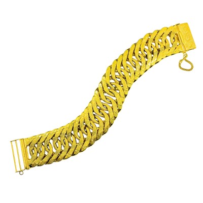 Rantai Tangan Lipan Kait 3 Emas 916/22K