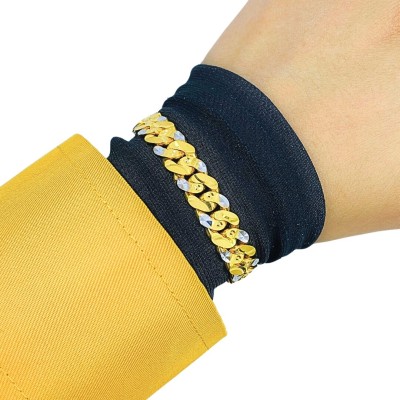 Rantai Tangan Putera Puteri Emas dan Chrome 916/22K