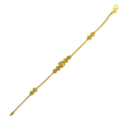 Rantai Tangan Belut Boba Emas 916/22K