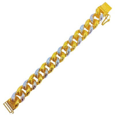 Rantai Tangan Dubai Emas dan Chrome 916/22K