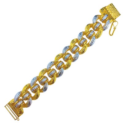 Rantai Tangan Kendi Dubai Emas dan Chrome 916/22K