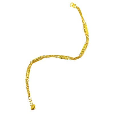 Rantai Tangan Sauh Buluh Emas 916/22K